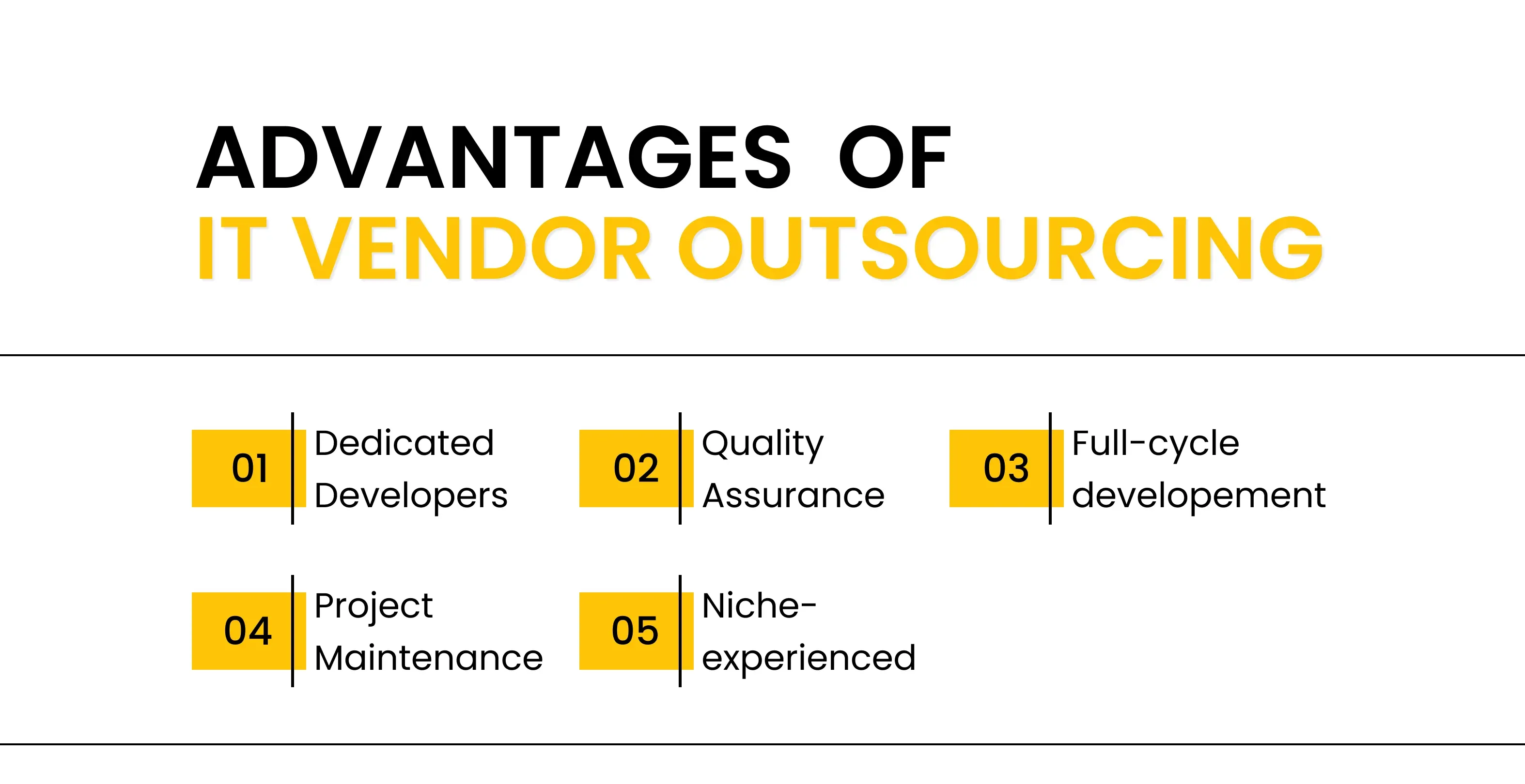 Advantages of IT Outsourcing Vendor
