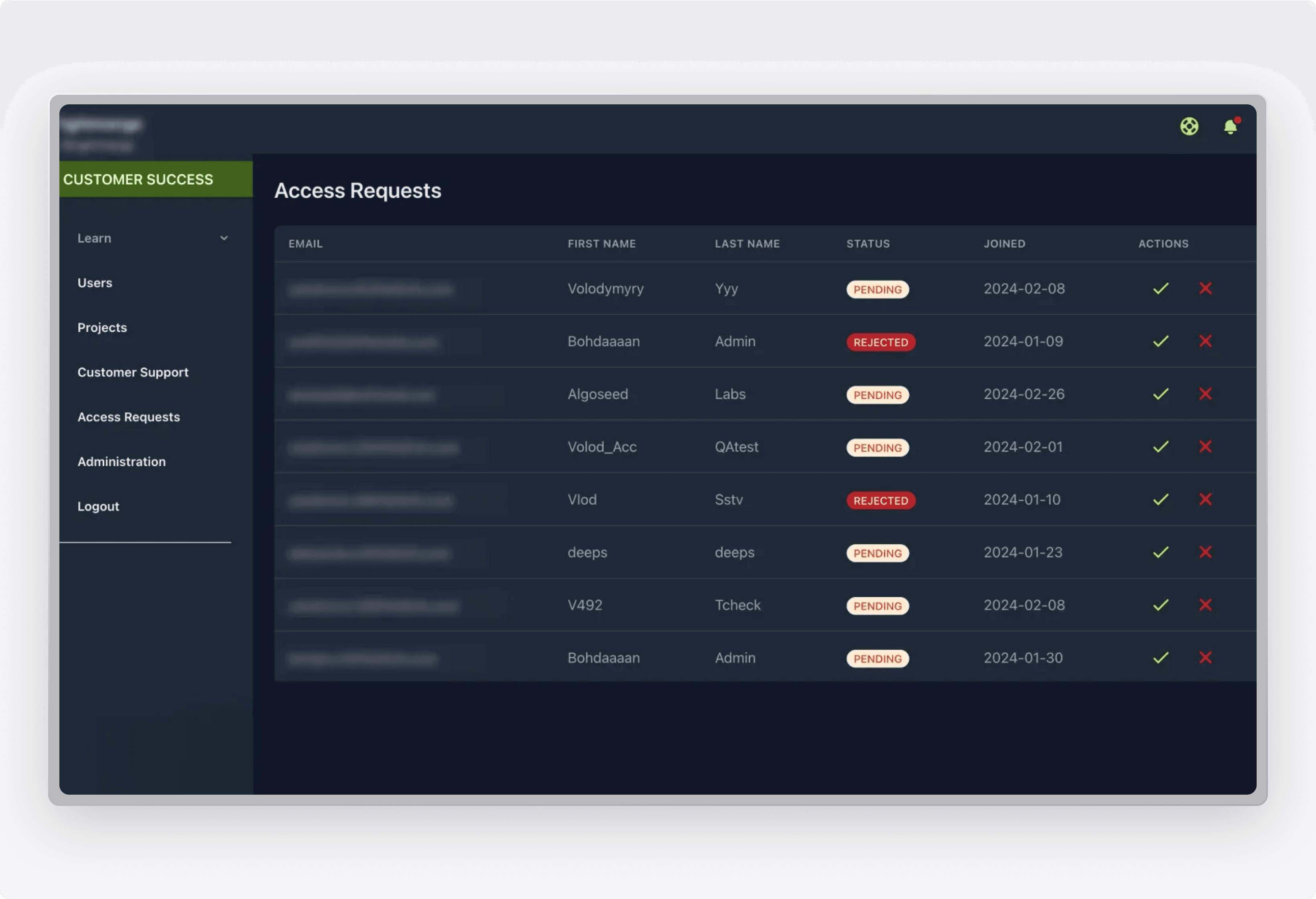 Access Approvals