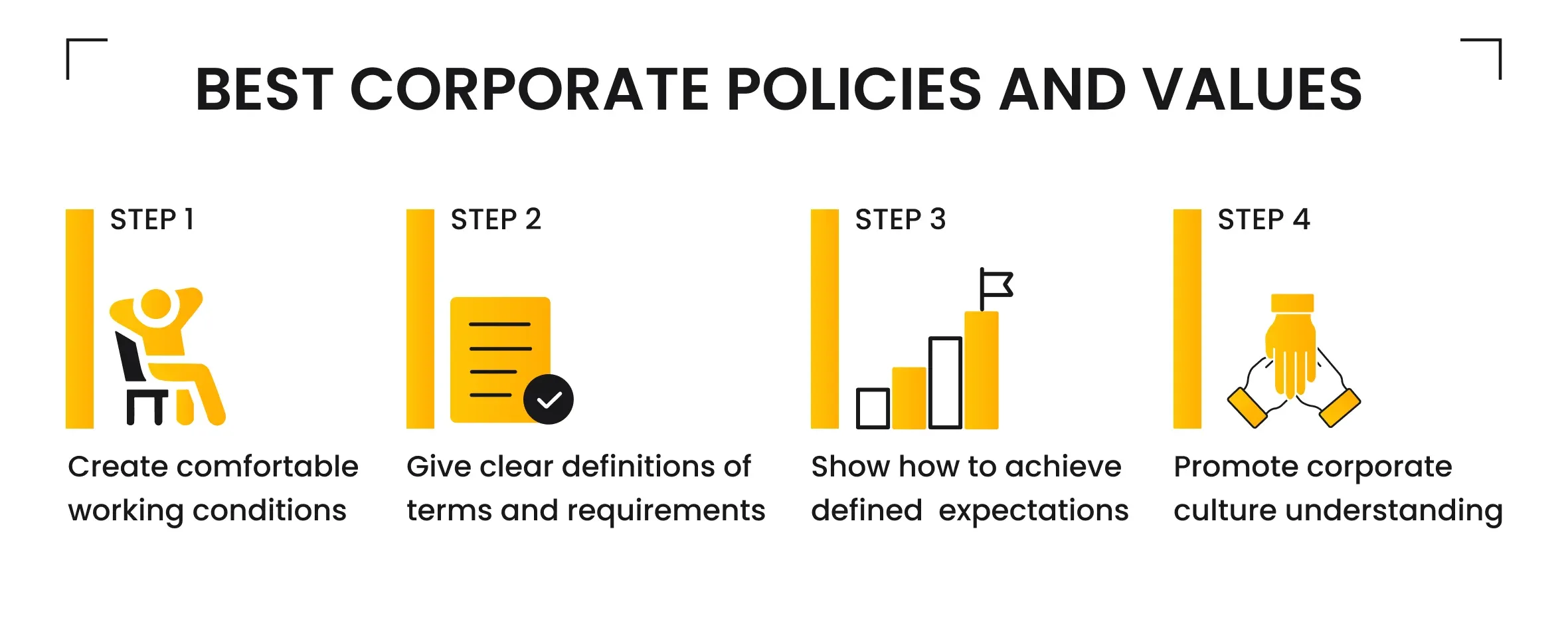 best corporate policies and values