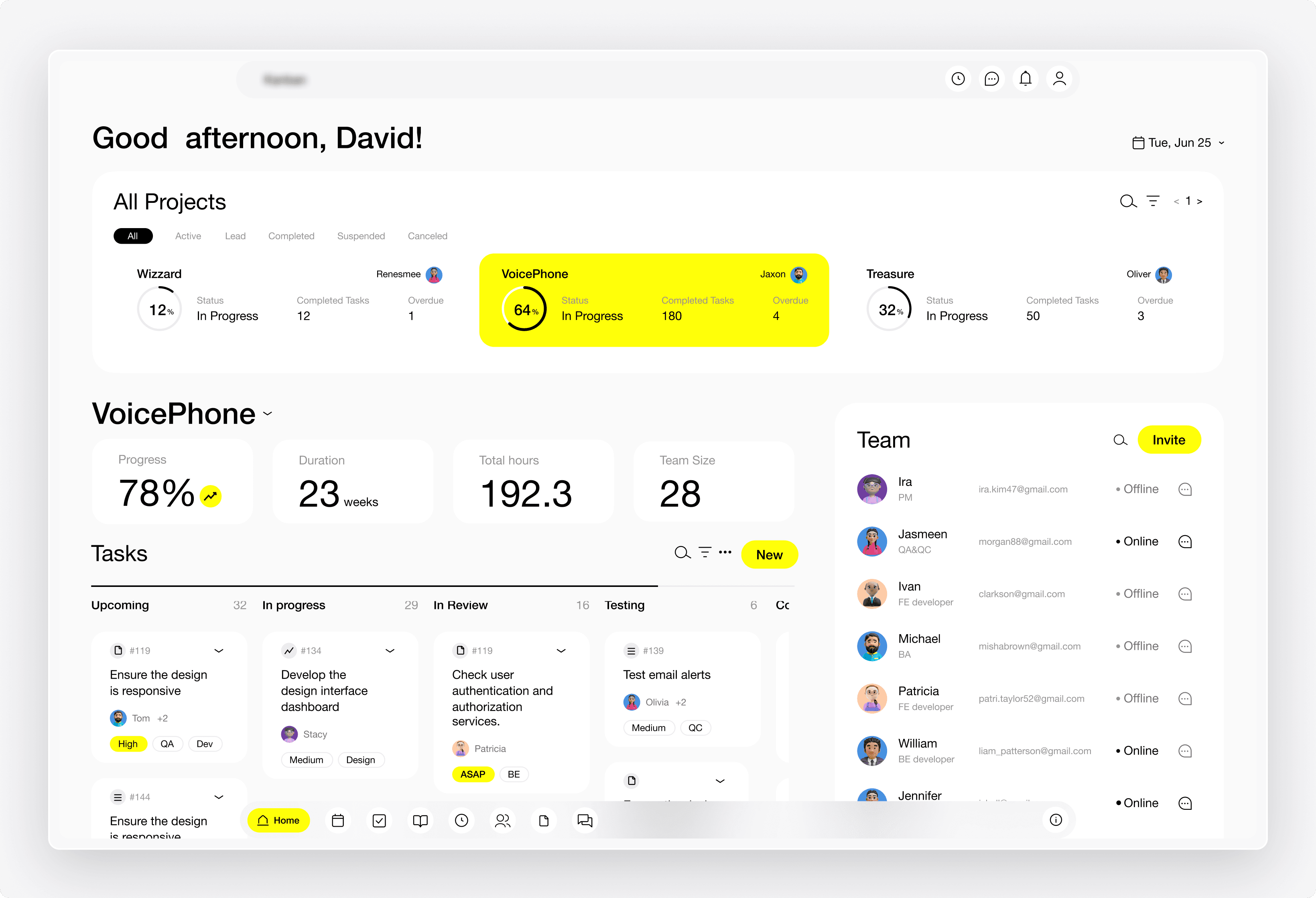 Project Dashboard for Site and Office Teams