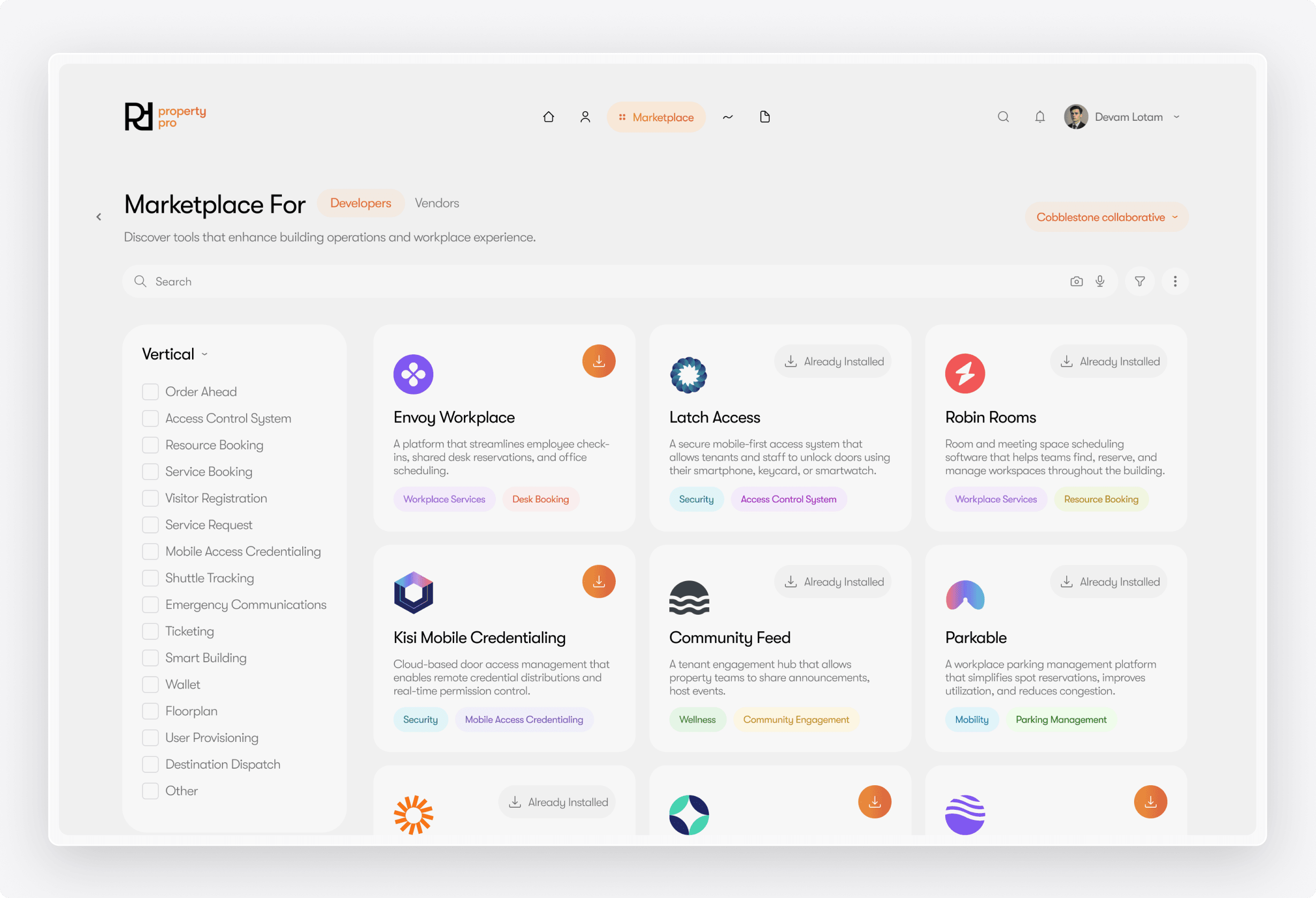 Integrated Marketplace