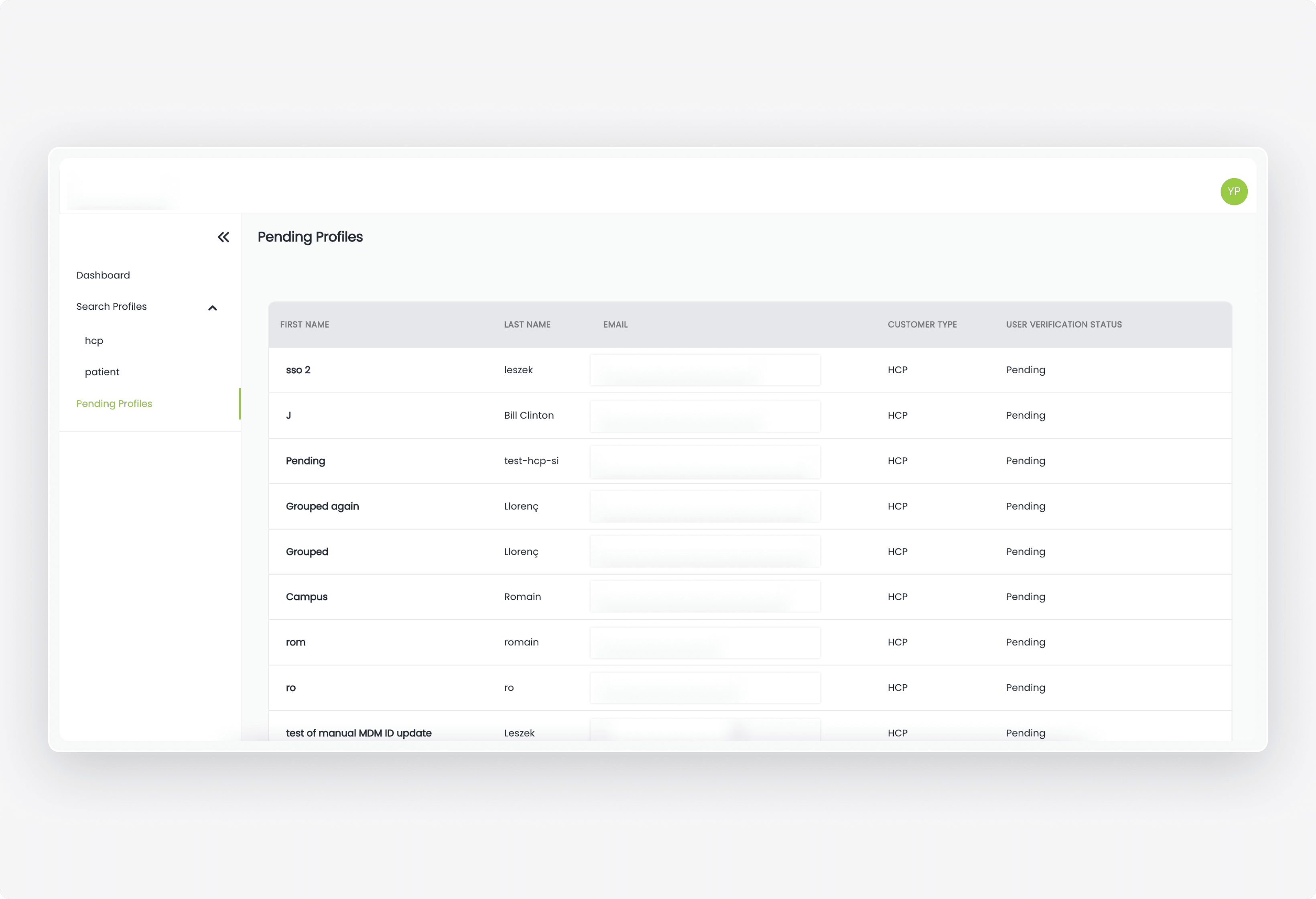 Manage Accesses