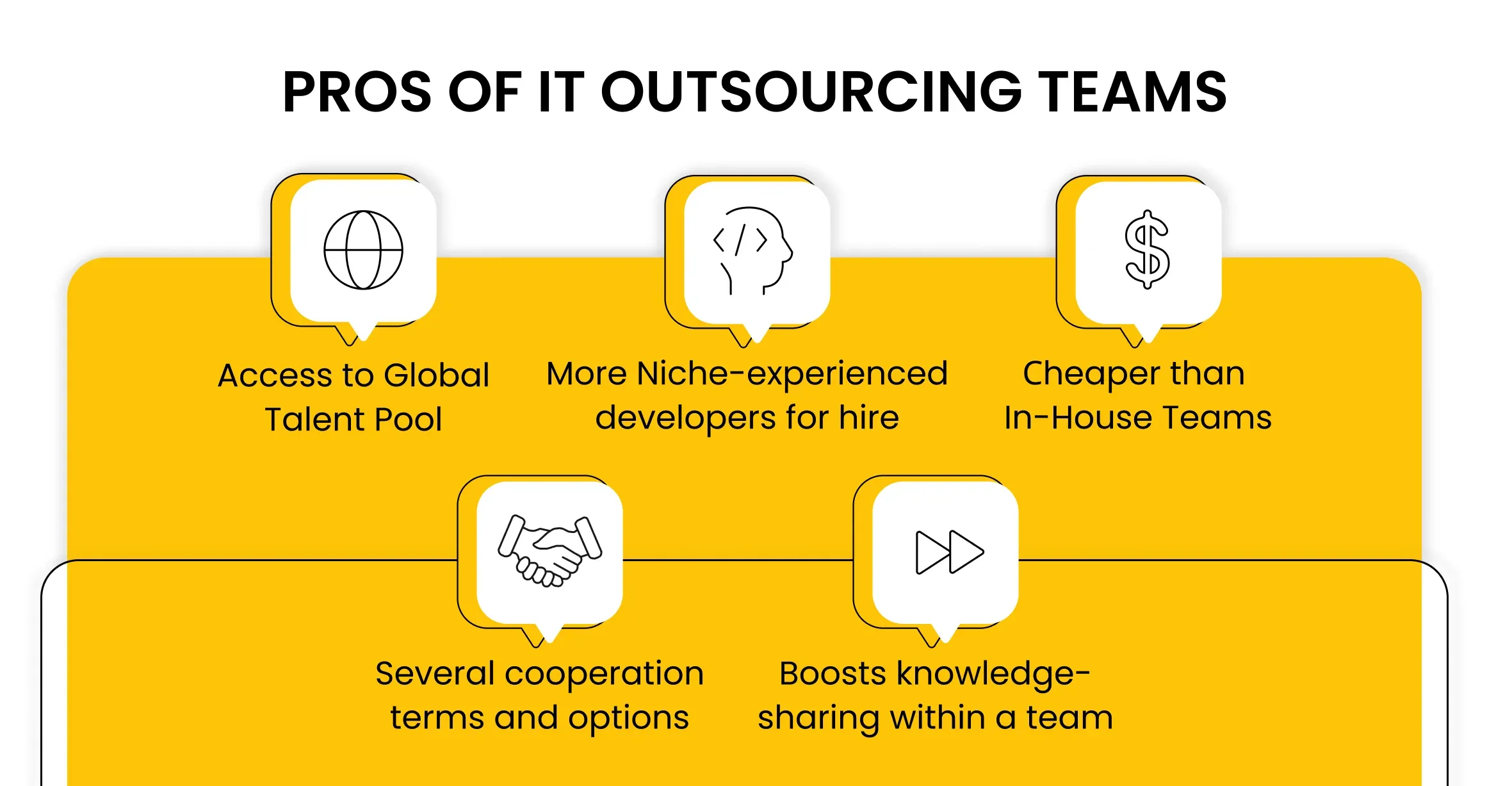 pros of IT outsourcing