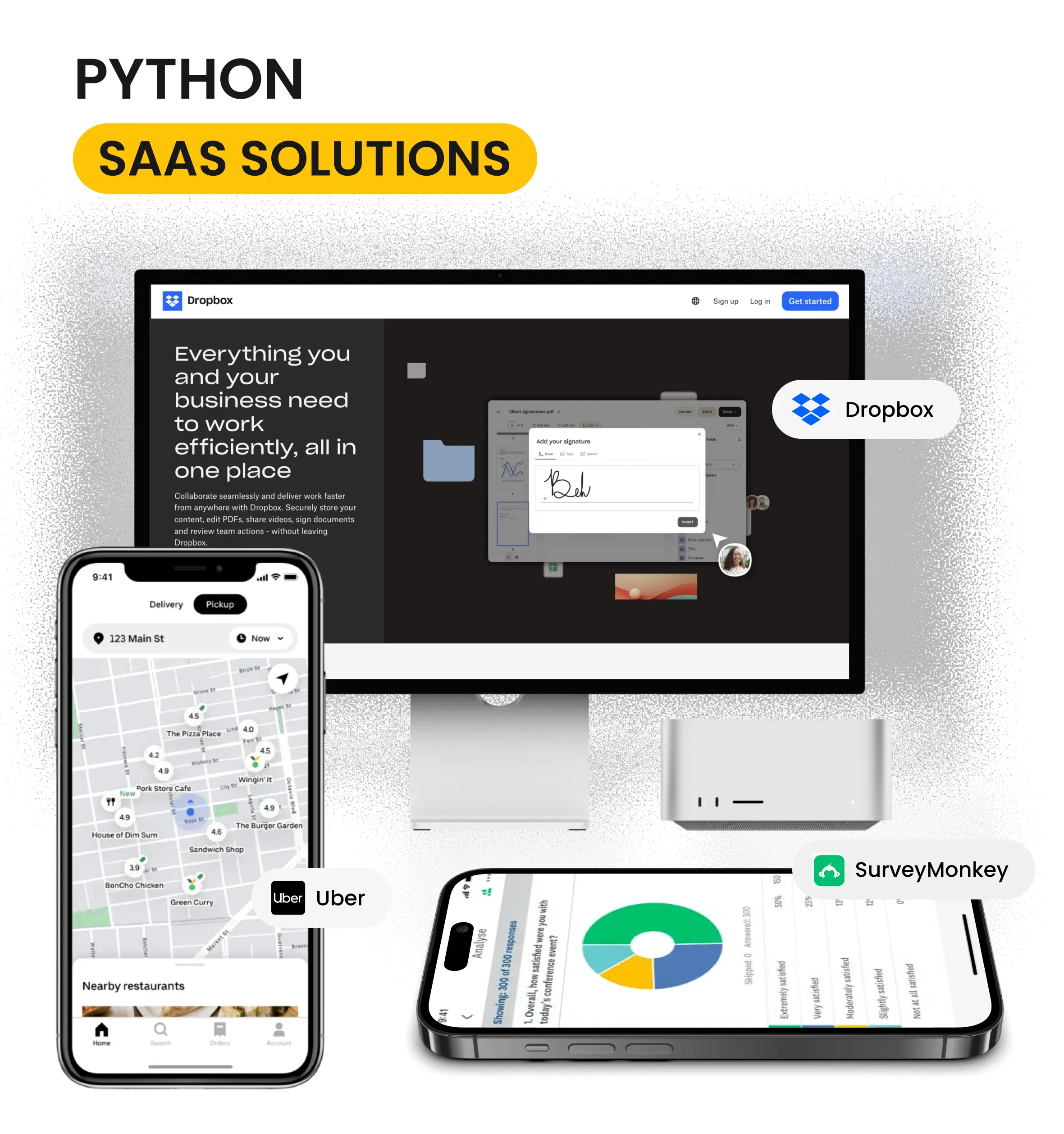 Python SaaS Solutions created with Python