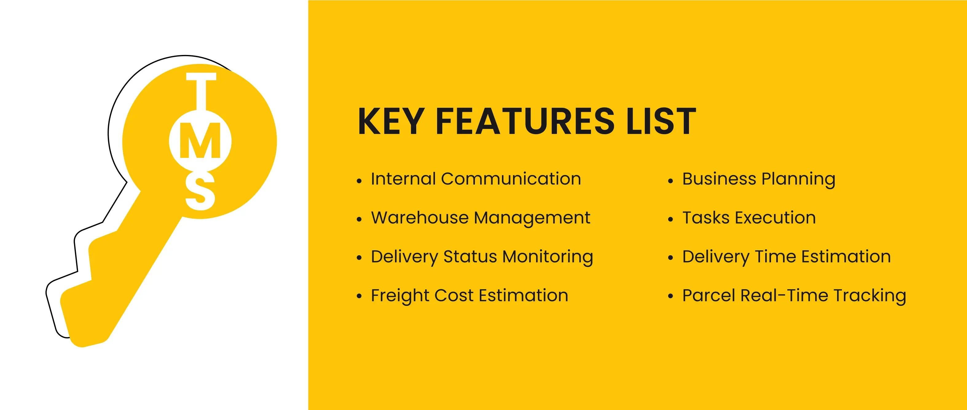 transportation management system key features