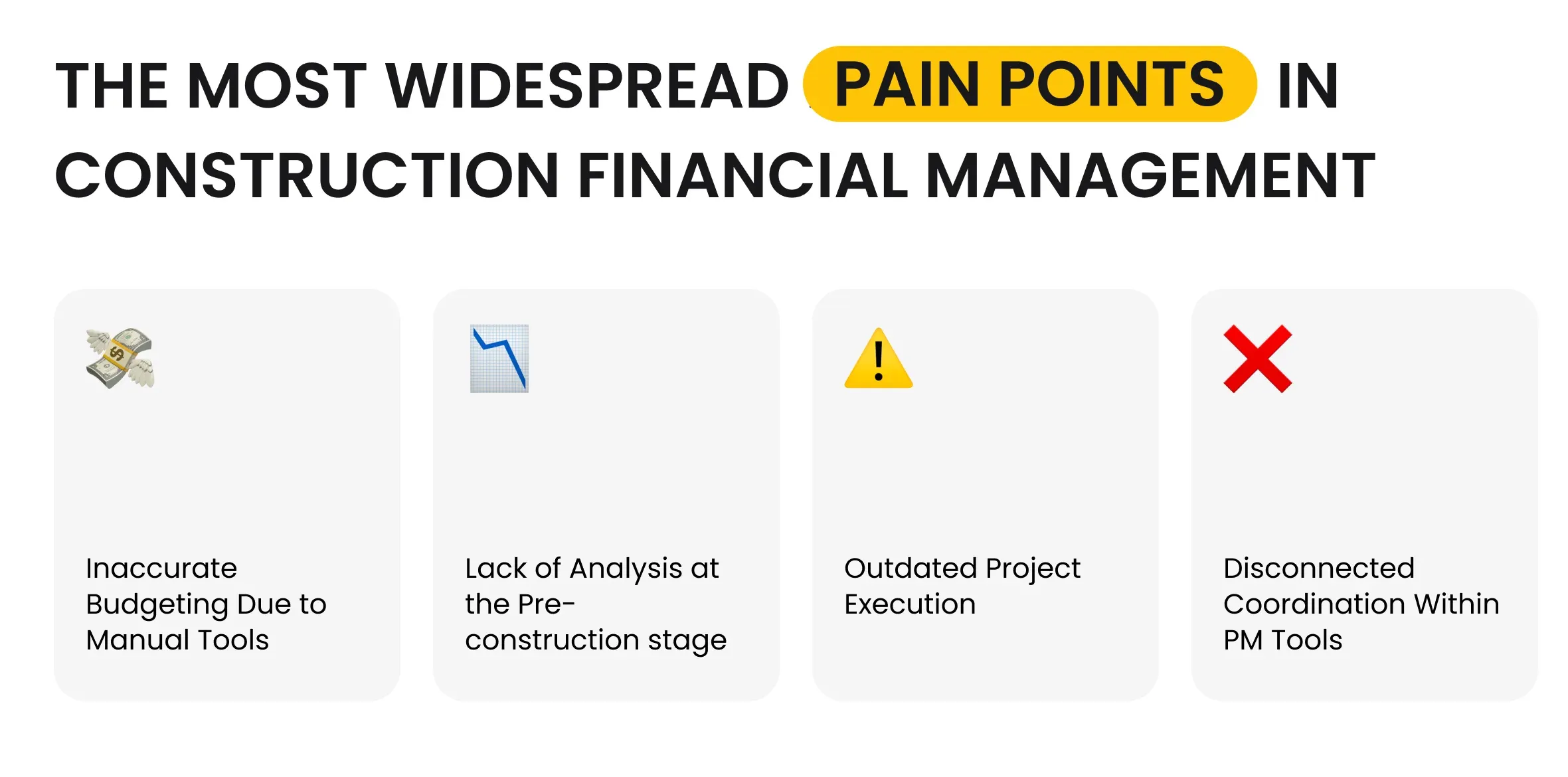 The Most Widespread Pain Points in Construction Financial Management