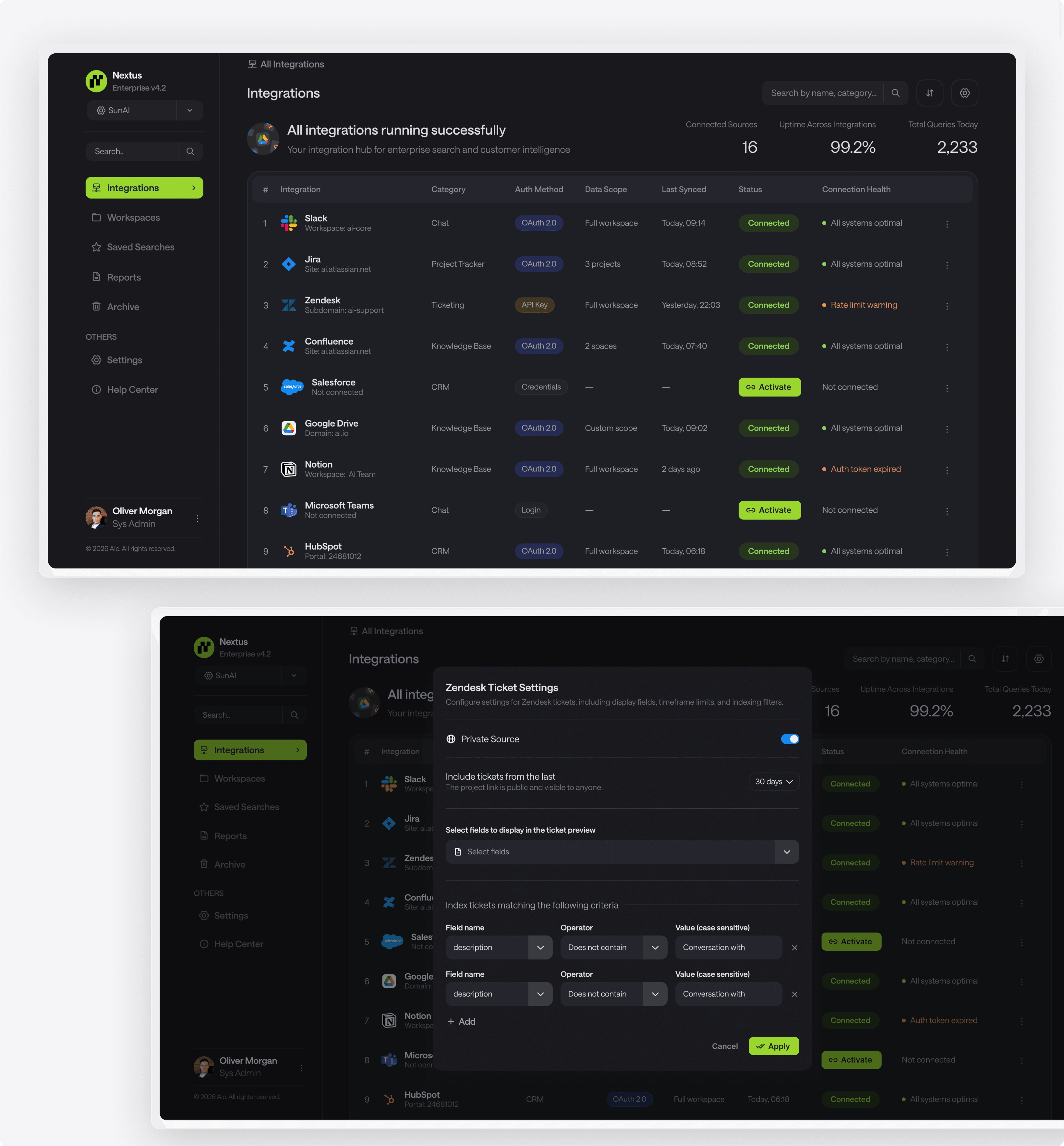 Unified Integration Catalog