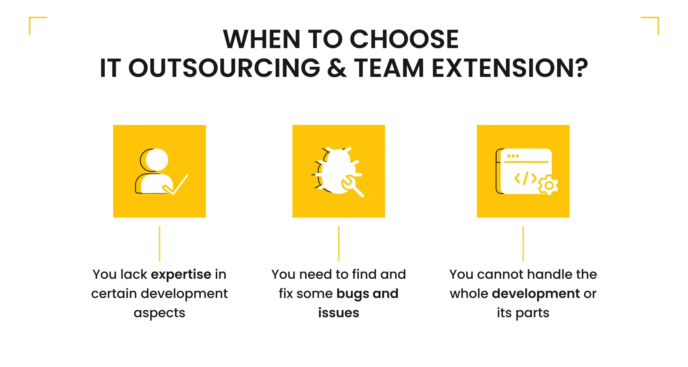 IT outsourcing vs team extension