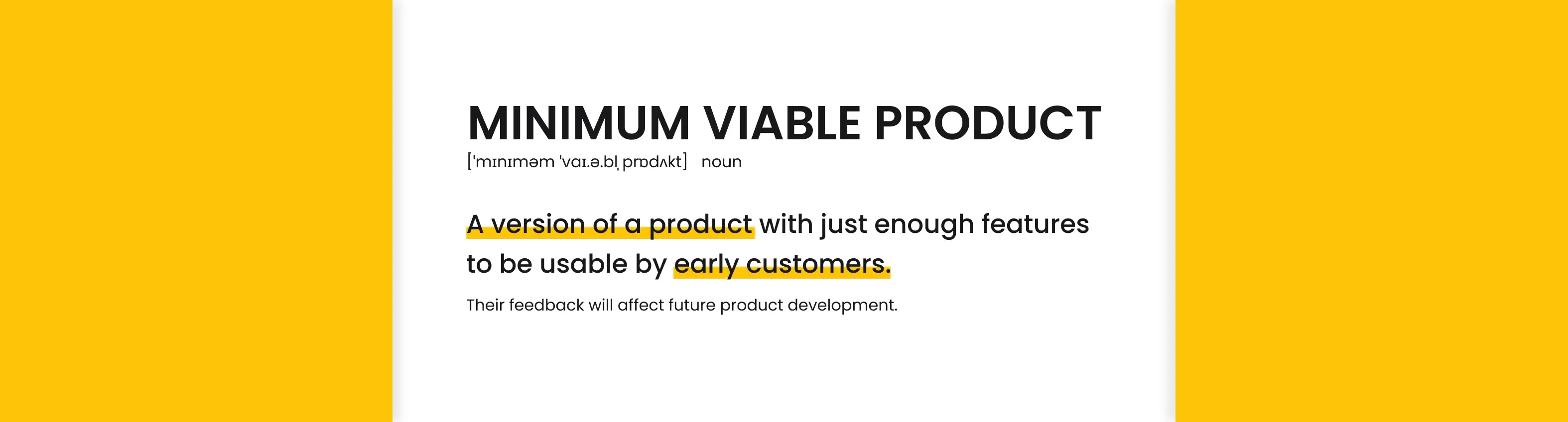 Minimum viable product explained