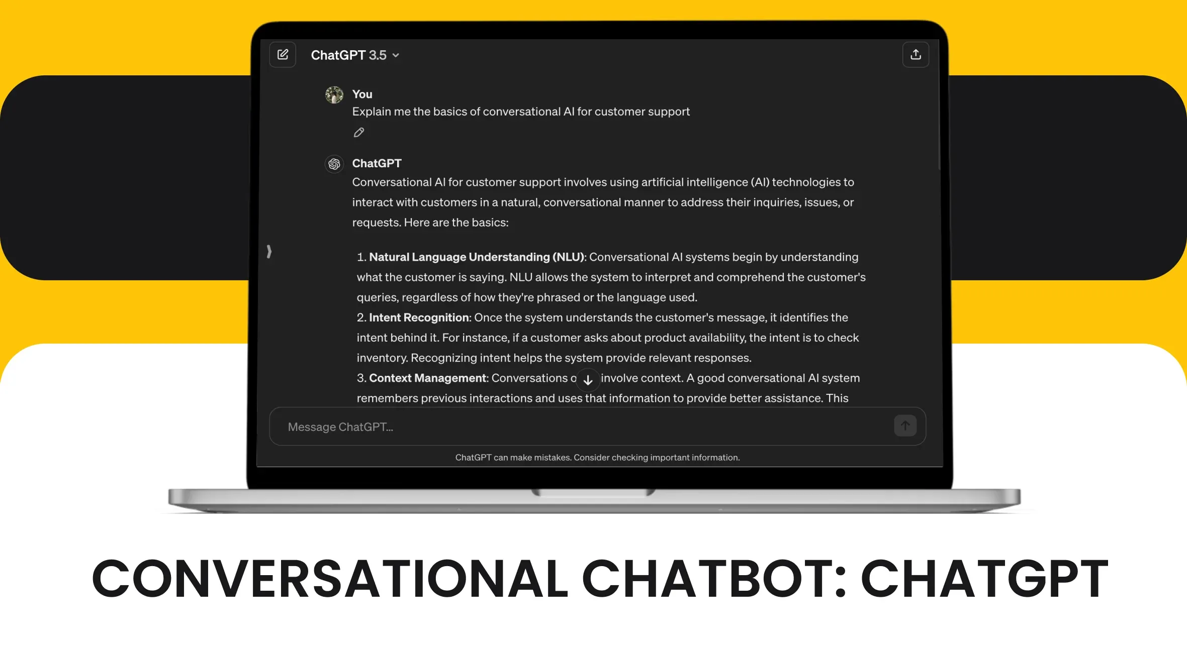 Conversational Chatbot: ChatGPT Example